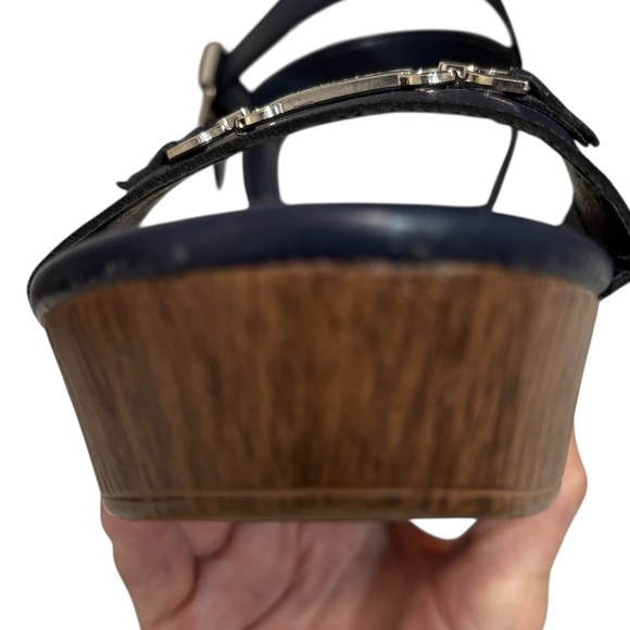 NAUTICA - NWT - SIZE 7.5 - THE DANVERS 7 STYLE - NAVY PLATFORM SANDALS - S6 - Picture 10 of 14